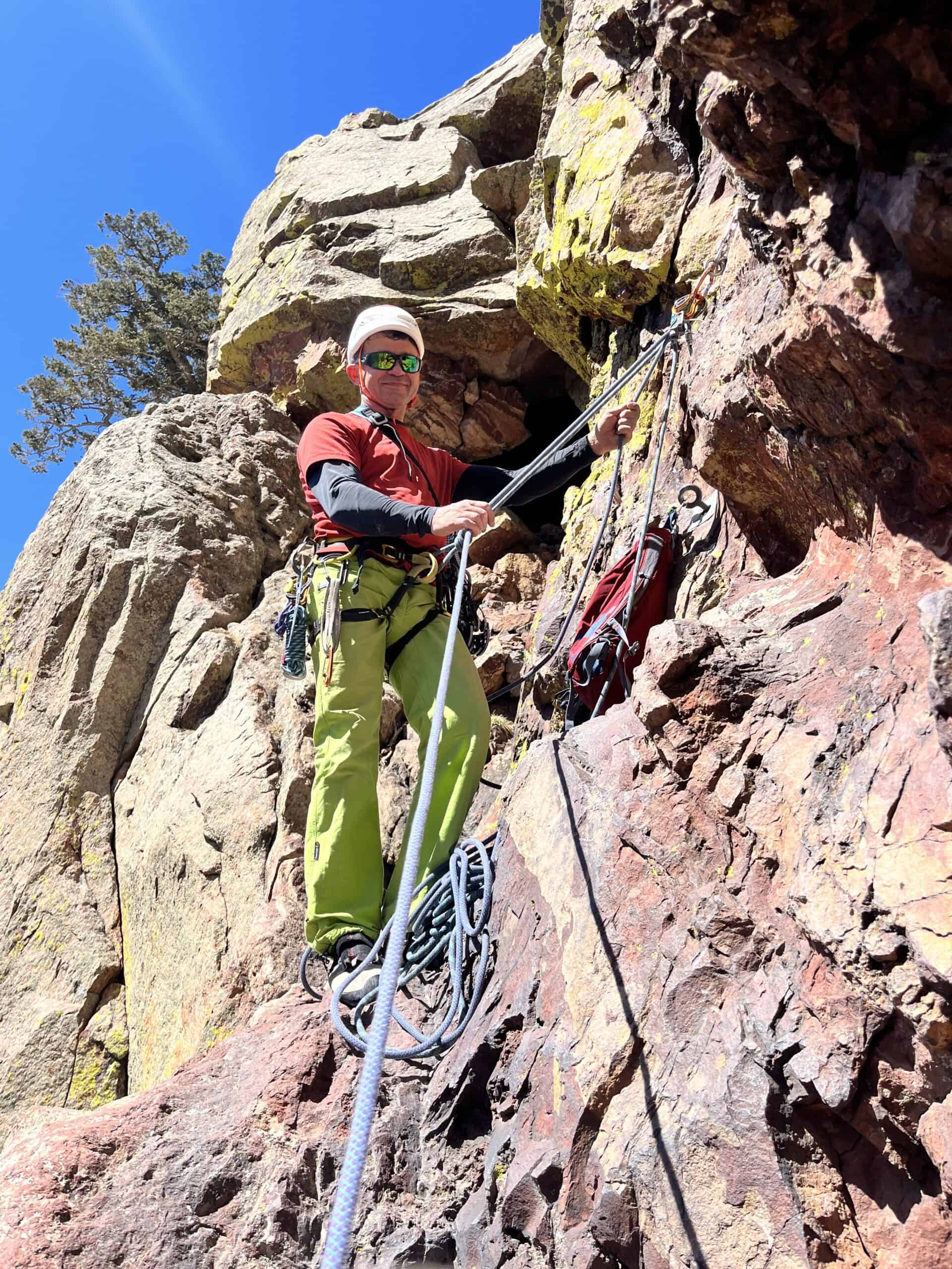 Advanced Lead Rock Climbing