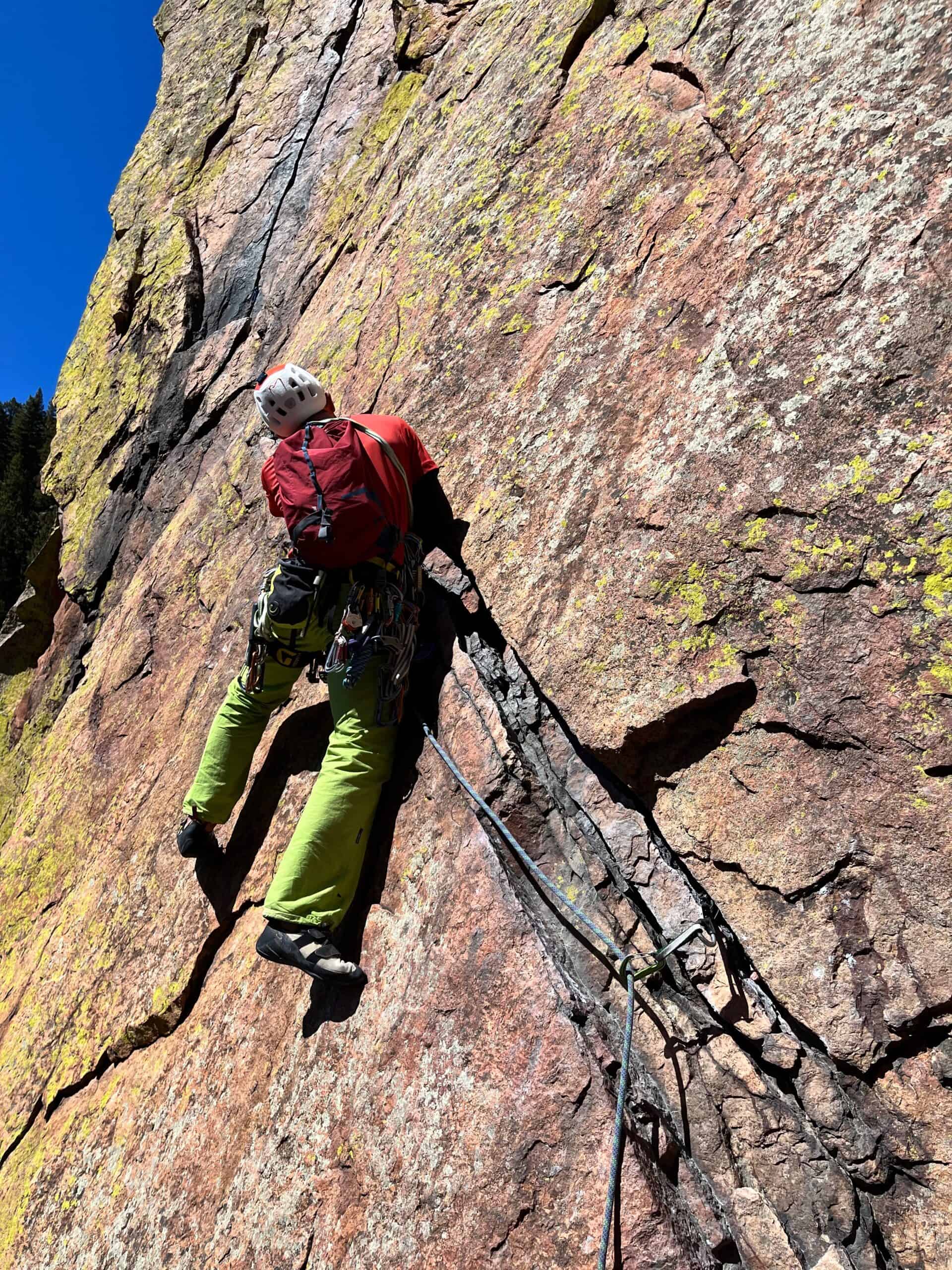 Advanced Trad Rock Climbing Course